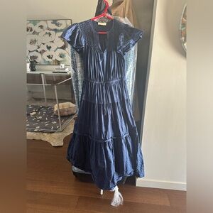 Ulla Johnson Marika dress navy blue size 4